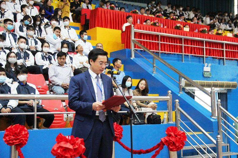 Giám đốc Sở GD&ĐT Nguyễn Văn Huyến phát biểu khai mạc đại hội Giám đốc Sở GD&ĐT Nguyễn Văn Huyến phát biểu khai mạc đại hội