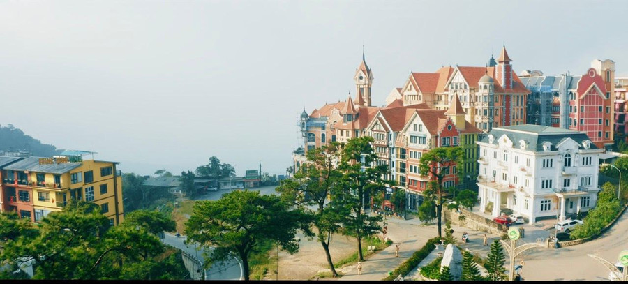 Một góc thị trấn Tam Đảo