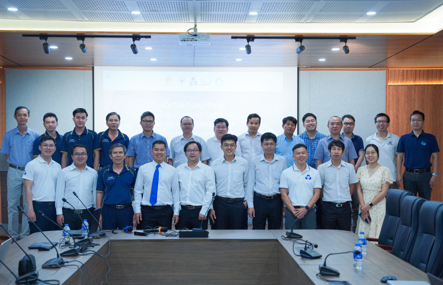 Hội thảo chuyên đề “Ứng dụng tin học trong thiết kế kết cấu công trình Xây dựng và Cơ khí” trong khuôn khổ cuộc thi. Ảnh: Như Quỳnh