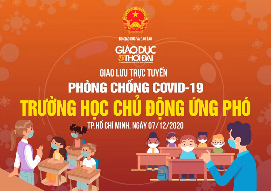 Giao lưu trực tuyến: “Phòng, chống Covid-19: Trường học chủ động ứng phó” ảnh 1
