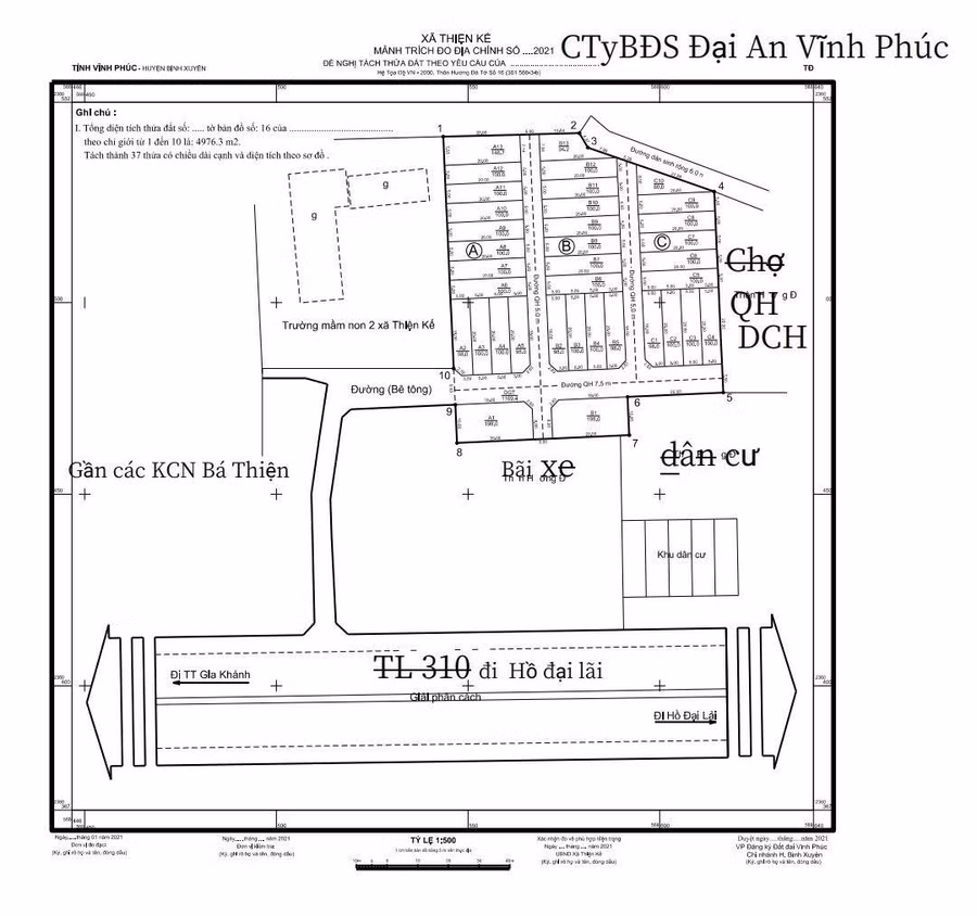Một dự án ma do Công ty Đại An tự vẽ rồi rao bán