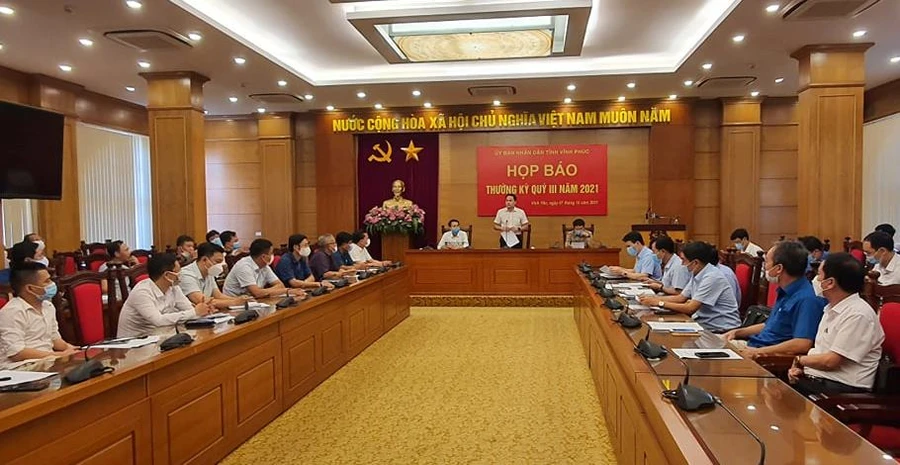 Quang cảnh buổi họp báo