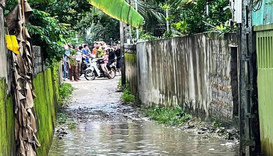 Địa điểm hai người đàn ông đẩy xe tang bị điện giật dẫn đến tử vong.