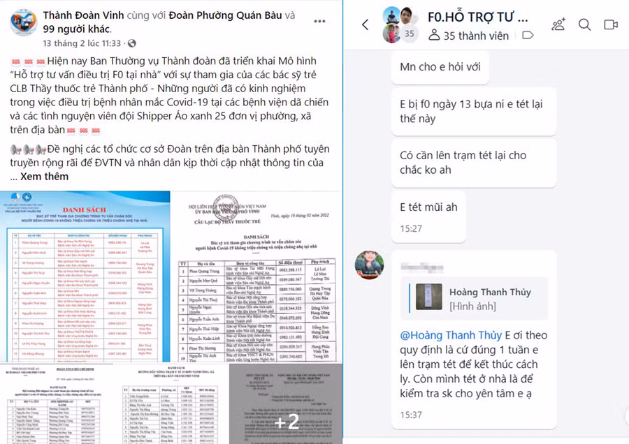 Nhiều mô hình hỗ trợ điều trị F0 tại nhà ở thành phố Vinh (Nghệ An) đang phát huy hiệu quả.