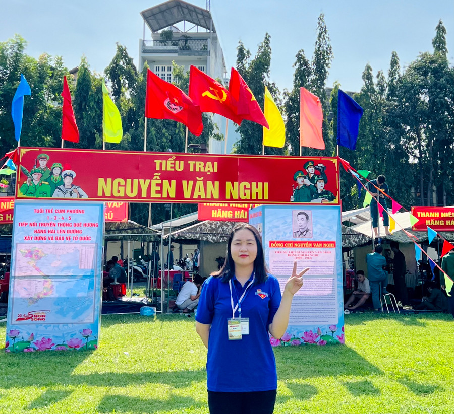 Cựu sinh viên ngành Dược học Tạ Phương Anh. Ảnh: NTTU Cựu sinh viên ngành Dược học Tạ Phương Anh. Ảnh: NTTU
