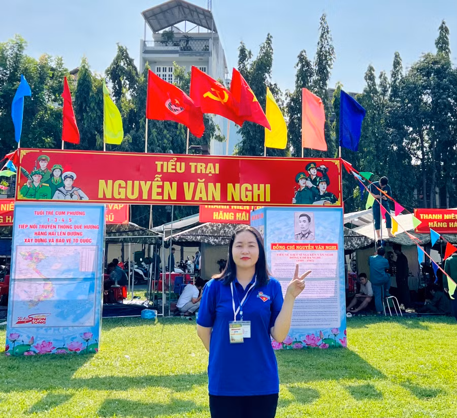 Cựu sinh viên ngành Dược học Tạ Phương Anh. Ảnh: NTTU