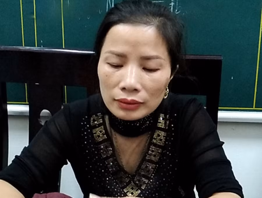 Bị can Nguyễn Thị Ngọc Ánh.
