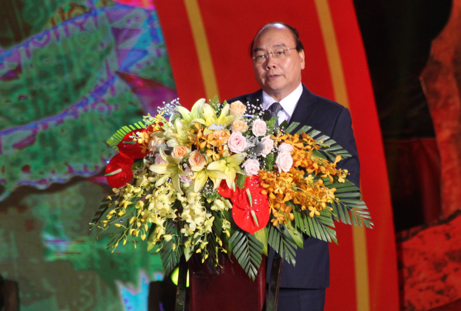 Thủ tướng Nguyễn Xuân Phúc phát biểu tại buổi lễ