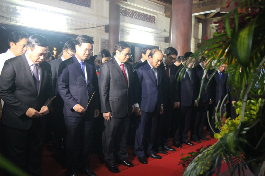 Lãnh đạo Đảng, Nhà nước, Chính phủ dâng hương tại Khu di tích Truông Bồn