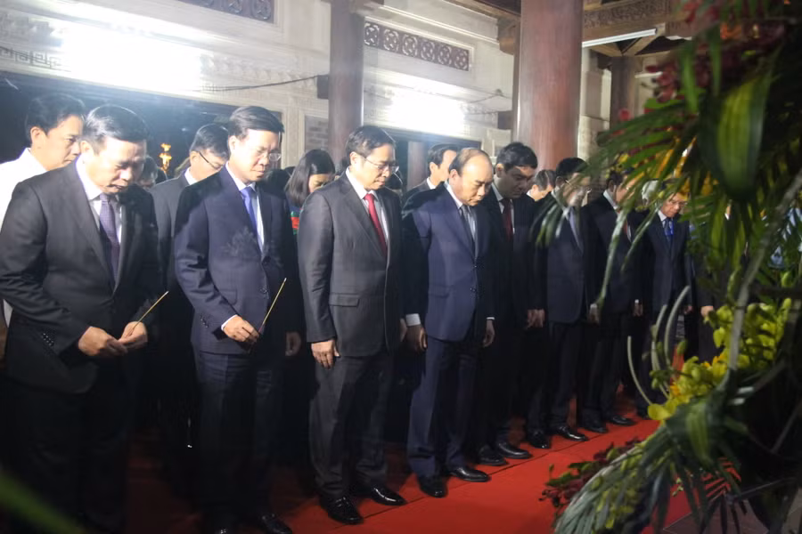 Lãnh đạo Đảng, Nhà nước, Chính phủ dâng hương tại Khu di tích Truông Bồn