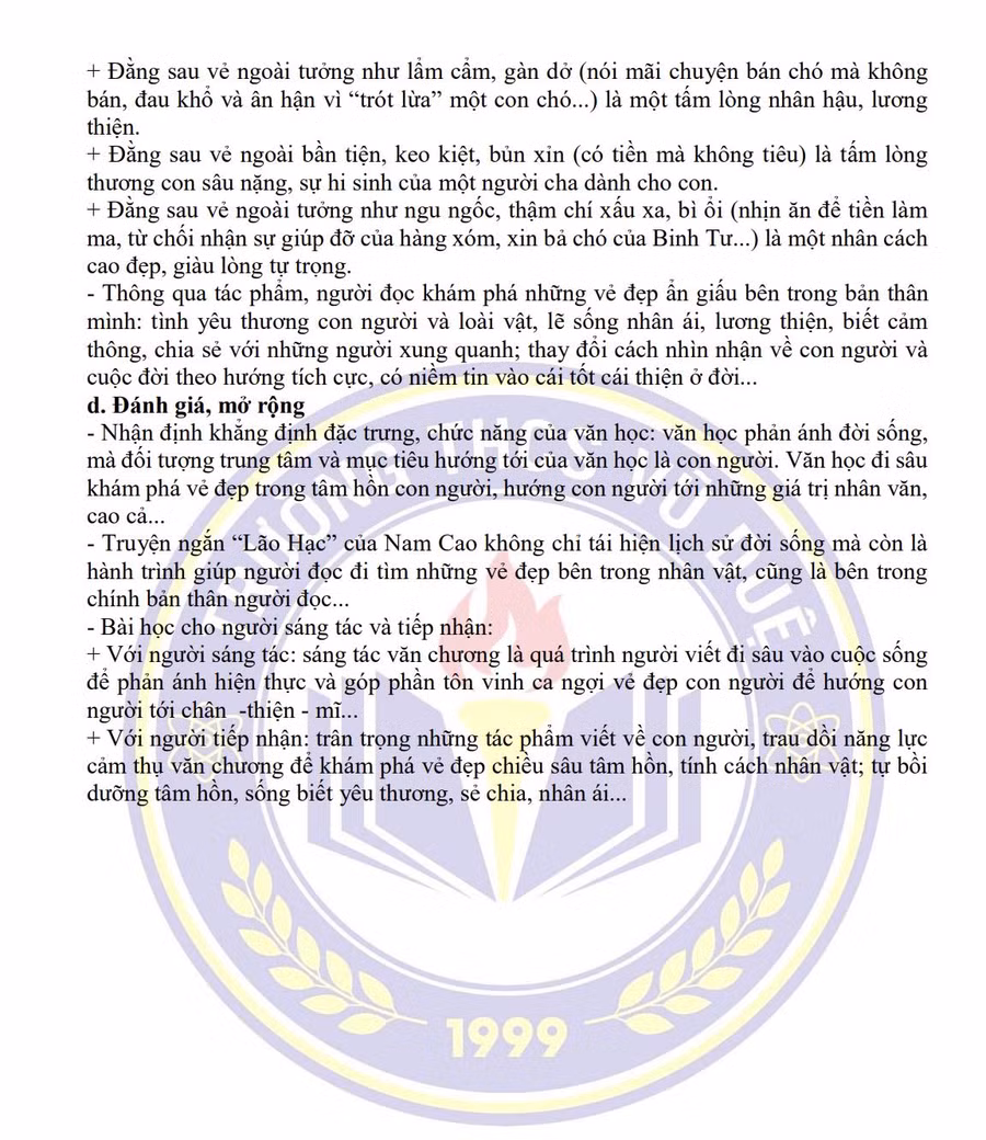 Gợi ý đáp án do nhóm giáo viên Ngữ văn Trường THCS Vũ Duệ (huyện Lâm Thao, Phú Thọ) thực hiện.