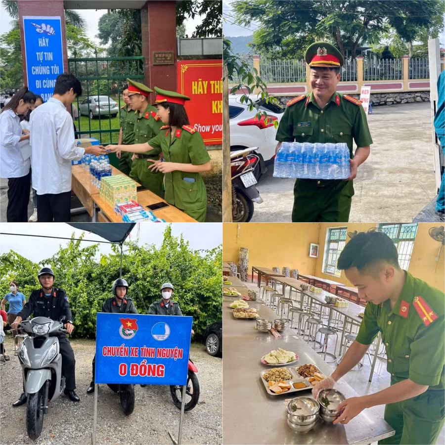 Công an tỉnh Tuyên Quang có nhiều hình thức đồng hành, hỗ trợ thí sinh.