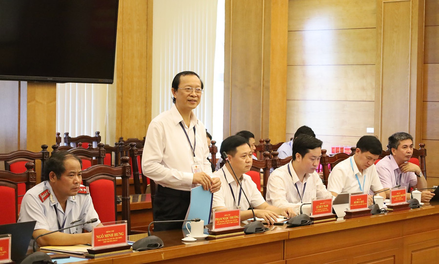 Thứ trưởng Phạm Ngọc Thưởng phát biểu kết luận.