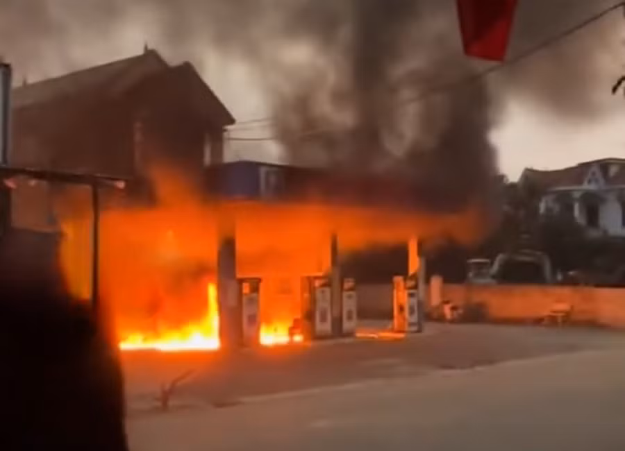 Ảnh cắt từ video vụ việc