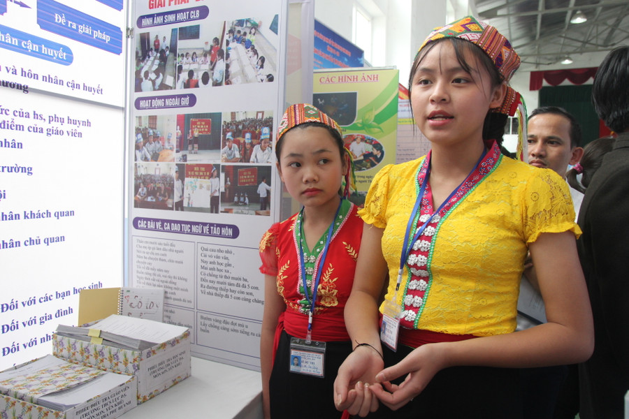 Có 24 học sinh là người dân tộc thiểu số tham gia thi KHKT cấp tỉnh