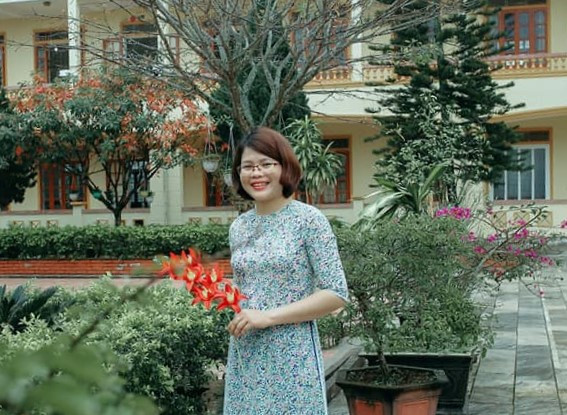 Cô giáo Trần Thị Lan Anh (giáo viên Lịch sử, Trường THPT Nguyễn Sỹ Sách, huyện Thanh Chương, Nghệ An).