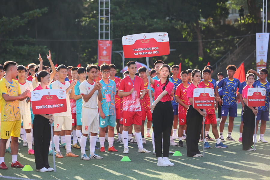 Các đội tuyển tham gia vòng chung kết SV Cup 2023. Ảnh: NTU. Các đội tuyển tham gia vòng chung kết SV Cup 2023. Ảnh: NTU.