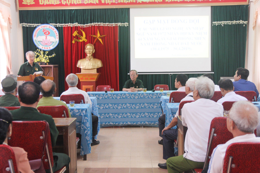 Cuộc gặp mặt thường niên của những nhà giáo nhập ngũ năm 1972