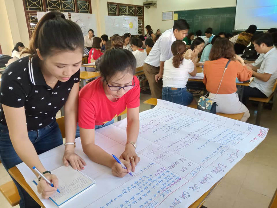 Giáo viên tham gia bồi dưỡng có tinh thần làm việc nhóm cao, cầu thị, trách nhiệm Giáo viên tham gia bồi dưỡng có tinh thần làm việc nhóm cao, cầu thị, trách nhiệm