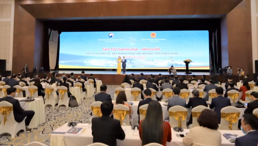 Toàn cảnh Hội nghị: Gặp gỡ Thanh Hóa - Hàn Quốc.