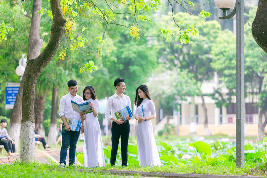 Sinh viên Học viện Nông nghiệp Việt Nam.