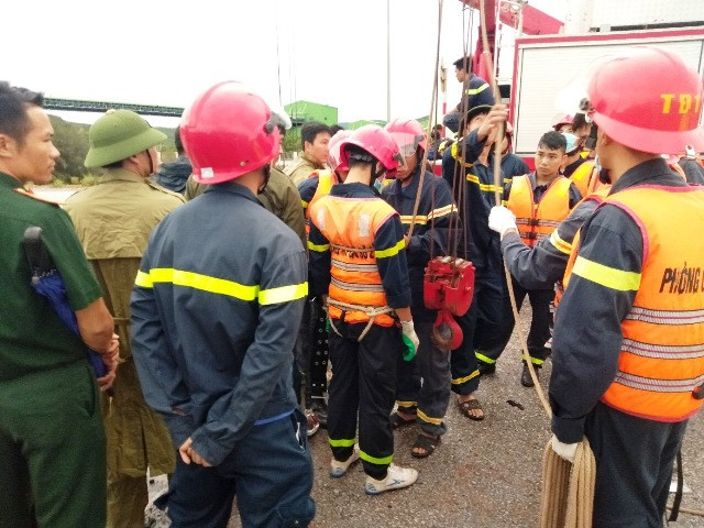 Lực lượng Cảnh sát PCCC triển khai phương án cứu nạn cứu hộ tại hiện trường