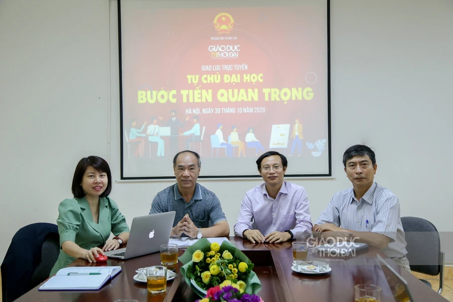 Giao lưu trực tuyến: Tự chủ Đại học - Bước tiến quan trọng