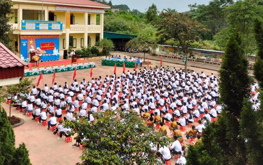 Hoạt động hướng nghiệp cho học sinh tại Trường THCS Tiên Phú được tổ chức đa dạng và hiệu quả