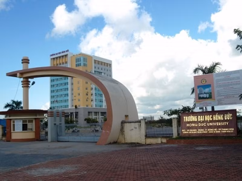 Đại học Hồng Đức (Thanh Hóa). Ảnh: Nhà trường cung cấp.