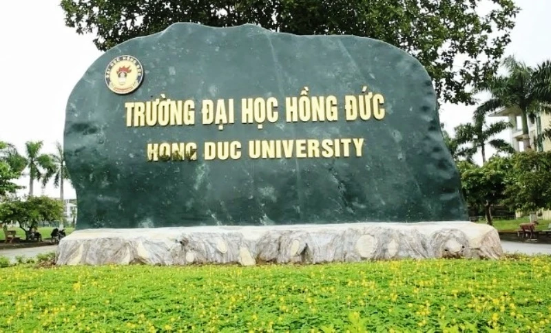 Trường Đại học Hồng Đức (Thanh Hóa). Ảnh: Nhà trường cung cấp.