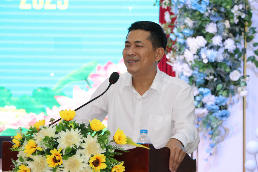 Ông Thái Văn Thành - Giám đốc Sở GD&amp;ĐT Nghệ An ghi nhận và đánh giá cao hoạt động của Công đoàn ngành trong năm học 2021-2022.