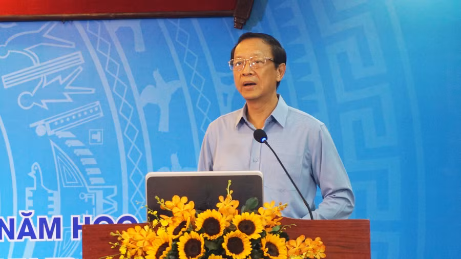 Thứ trưởng Phạm Ngọc Thưởng phát biểu kết luận Hội nghị. Ảnh: Lê Anh