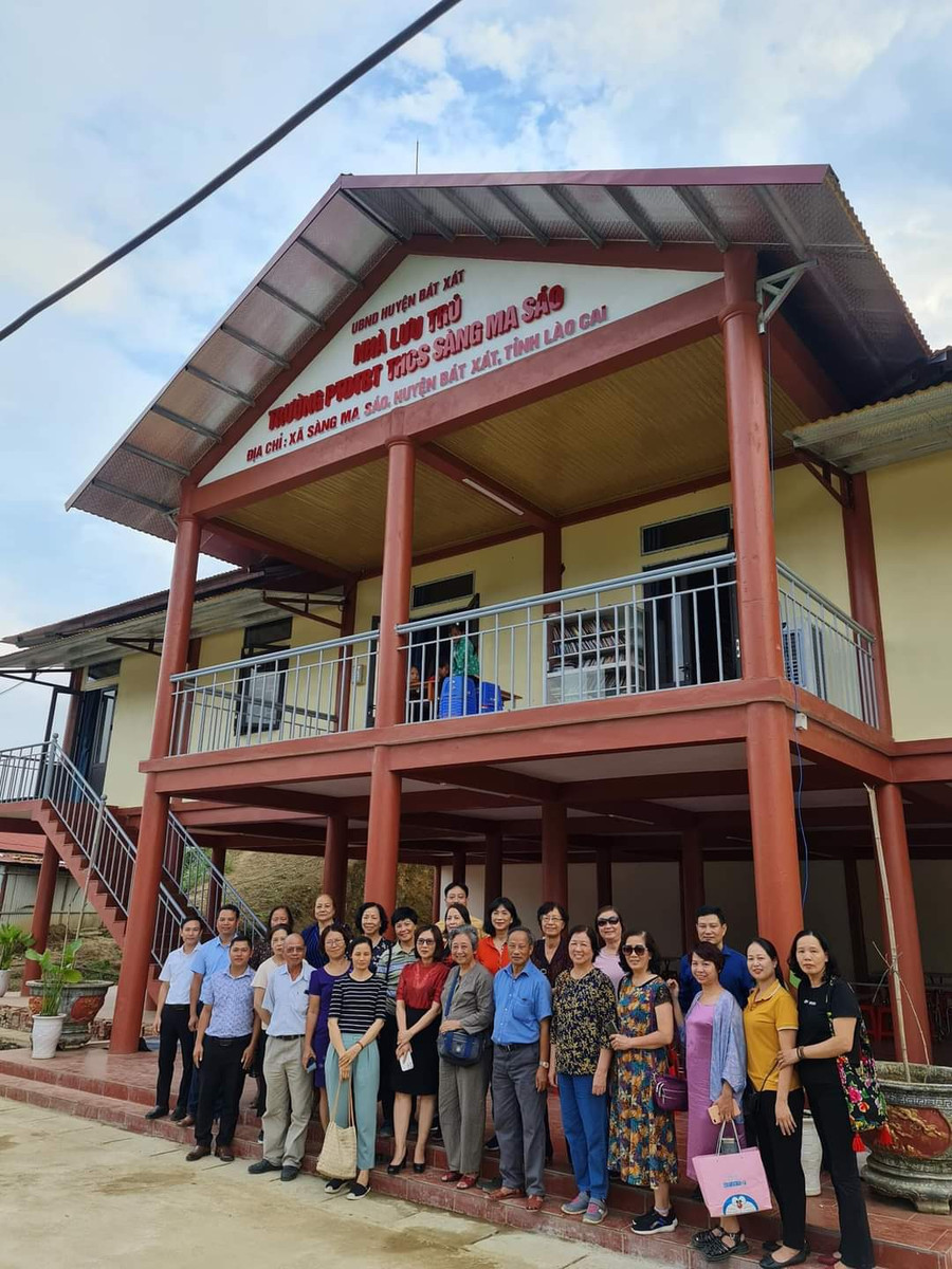 Nhà lưu trú cho học sinh trường TH&amp;THCS Sàng Ma Sáo, Bát Xát, Lào Cai.