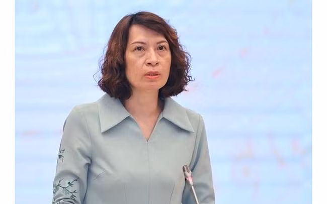 Thứ trưởng Y tế Nguyễn Thị Liên Hương. Ảnh: VGP.