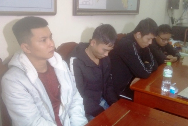 Võ Văn Tuấn Kiệt và đồng phạm tại cơ quan công an.