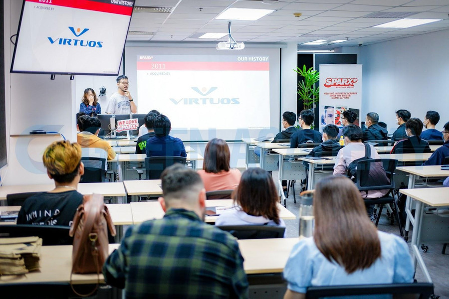 Hình chương trình workshop tham qua doanh nghiệp dành cho học viên của Green Academy với Sparx Hình chương trình workshop tham qua doanh nghiệp dành cho học viên của Green Academy với Sparx