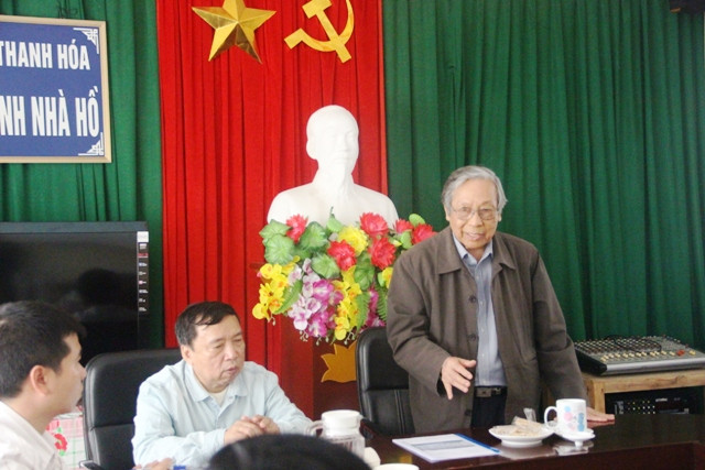 GS.TSKH Lưu Trần Tiêu – Chủ tịch Hội đồng Di sản Văn hóa Quốc gia.