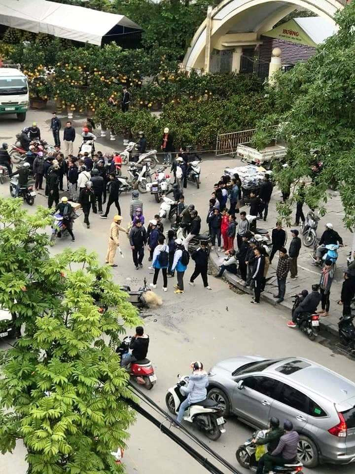 Khu vực xảy ra vụ việc trên đường Lê Hoàn, TP. Thanh Hóa. Ảnh: Mạng xã hội. Khu vực xảy ra vụ việc trên đường Lê Hoàn, TP. Thanh Hóa. Ảnh: Mạng xã hội.