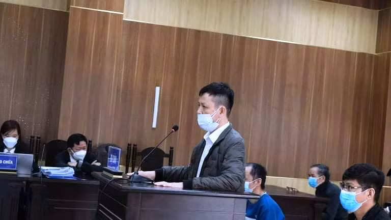 Bị cáo Lê Xuân Hoàng.