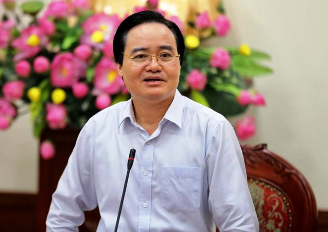 Bộ trưởng Phùng Xuân Nhạ phát biểu khai mạc. Ảnh: Xuân Phú