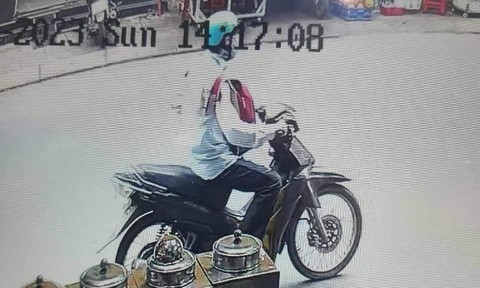 Hình ảnh Long được camera ghi nhận lại. Ảnh: Chuyên đề Công an TPHCM Hình ảnh Long được camera ghi nhận lại. Ảnh: Chuyên đề Công an TPHCM