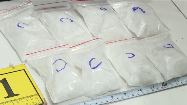 Tang vật ma túy bị thu giữ. (Ảnh: Công an TPHCM) Tang vật ma túy bị thu giữ. (Ảnh: Công an TPHCM)