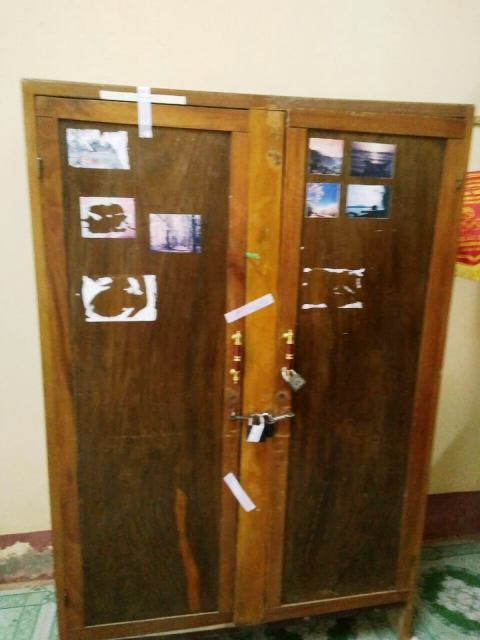 Tủ đựng đề thi tại Điểm thi THPT huyện Quan Hóa (Thanh Hóa) đã được niêm phong