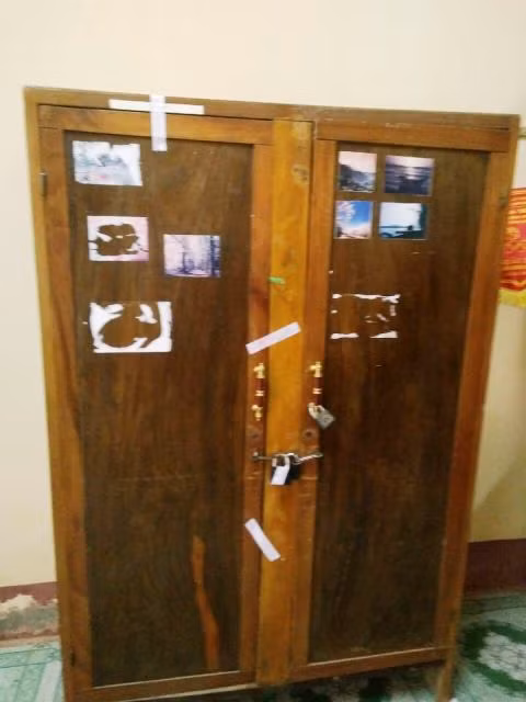 Tủ đựng đề thi tại Điểm thi THPT huyện Quan Hóa (Thanh Hóa) đã được niêm phong Tủ đựng đề thi tại Điểm thi THPT huyện Quan Hóa (Thanh Hóa) đã được niêm phong