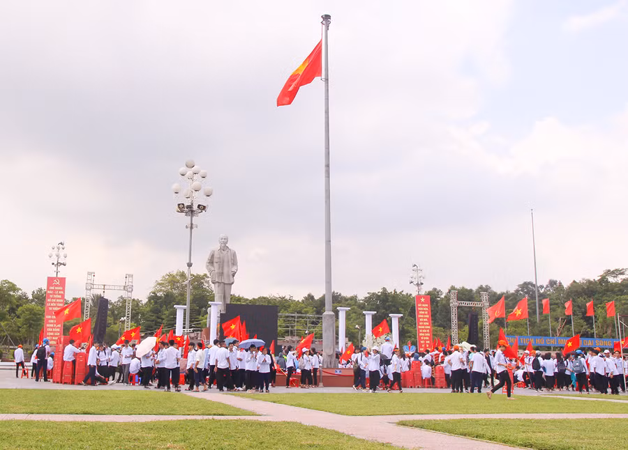 Công tác chuẩn bị tại đầu cầu Nghệ An đã sẵn sàng cho cuộc thi Chung kết Đường lên đỉnh Olympia vào ngày mai 15/9