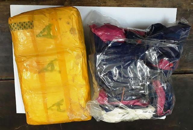 Tang vật vụ án. Ảnh: Biên phòng cung cấp Tang vật vụ án. Ảnh: Biên phòng cung cấp