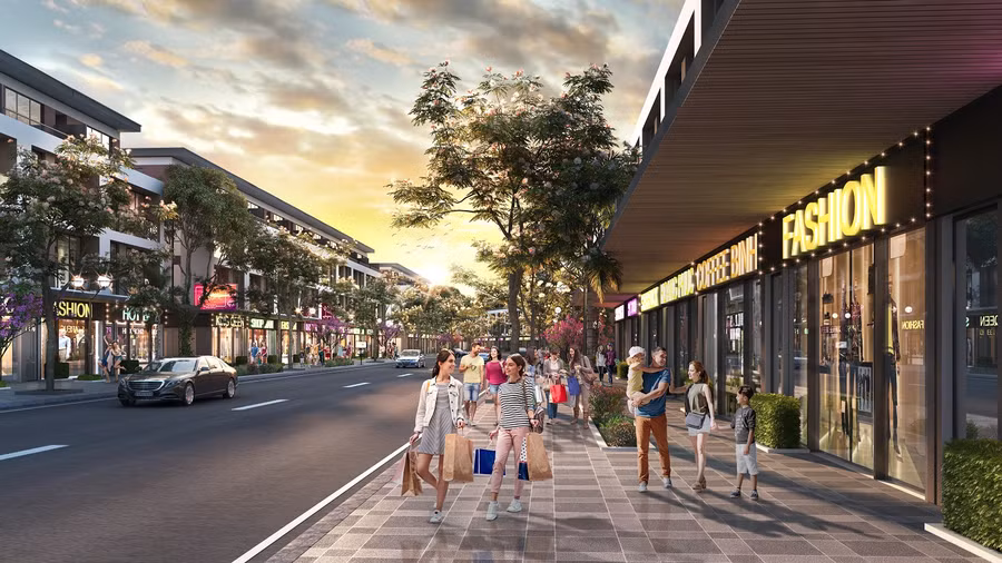 Central Park sở hữu những tuyến phố sôi động, sầm uất suốt ngày đêm. (Ảnh phối cảnh)