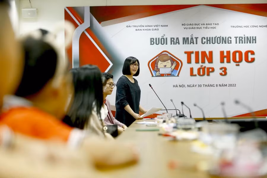 Bà Nguyễn Thị Kim Hoa - Phó Trưởng Ban Khoa giáo, Đài Truyền hình Việt Nam