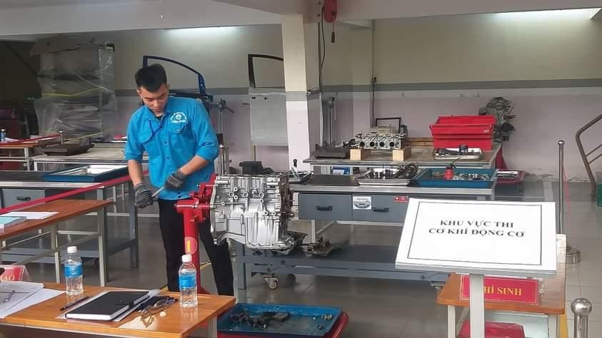 Sinh viên Trường CĐ nghề Vĩnh Phúc được học, thi với các thiết bị hiện đại