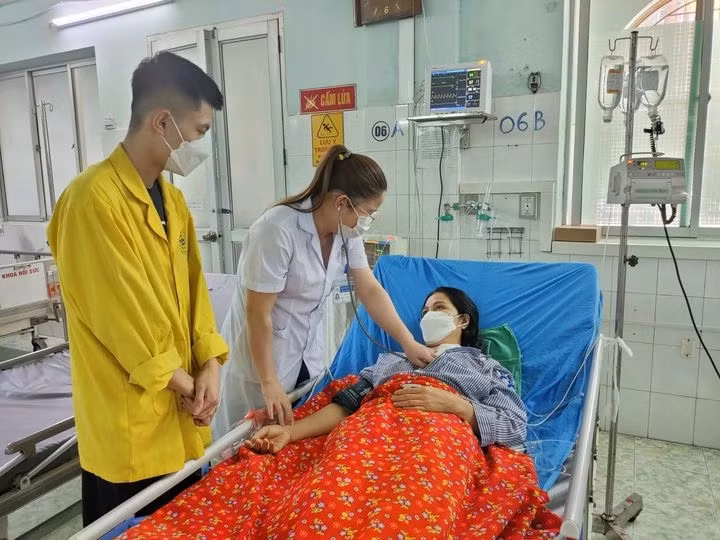 Sức khỏe của chị K. hiện đã ổn định sau khi được điều trị tích cực. Ảnh: BVĐK Tuyên Quang 